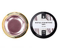 Гель-краска F.O.X Metal painting gel 002 розовый 5 мл original