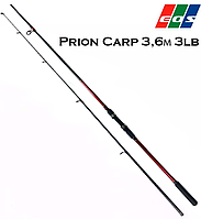 Спиннинг EOS Prion Carp 3,6м 3lb карповое штекерное 2-х секционное удилище