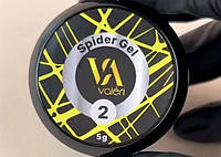 Гель-паутинка Valeri Spider Gel 02 желтый 5 мл original