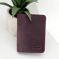 Обкладинка шкіряна на ID паспорт, права Handycover HC0047 бордова