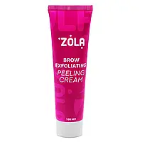 Крем скатка для бровей Zola Brow exfoliating peeling cream 100 мл original