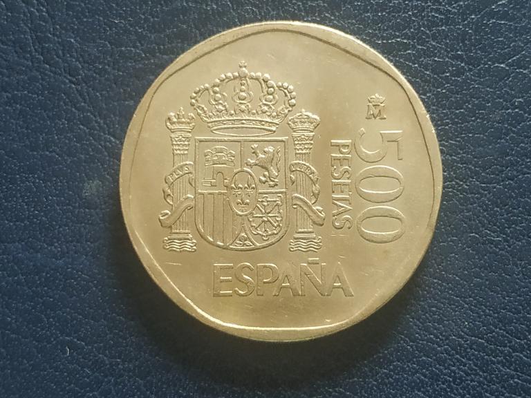 Монета Іспанія 500 песет 1990