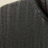 Гольф жіночий віскоза коса облягаючий силует горло 48 чорний, фото 4