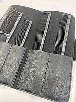 Набор карбоновых расчесок Proline JF013 для стилистов (5шт.+чехол) original