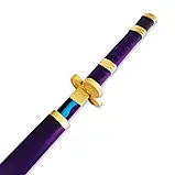 Катана Емма Ророноа Зоро Ван Піс 104см з безпечного ПВХ пластику, фото 4