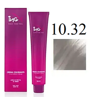 Крем-краска для волос Ing Professional Coloring Cream With Macadamia Oil 10.32 Платиновый блондин бежевый 60мл