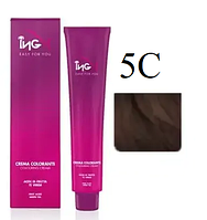 Крем-краска для волос Ing Professional Coloring Cream With Macadamia Oil 5С Кофе гляссе 60 мл original