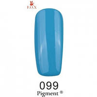 Гель-лак F.O.X Gel Polish Gold Pigment 099 насыщенный темно-голубой 6 мл original