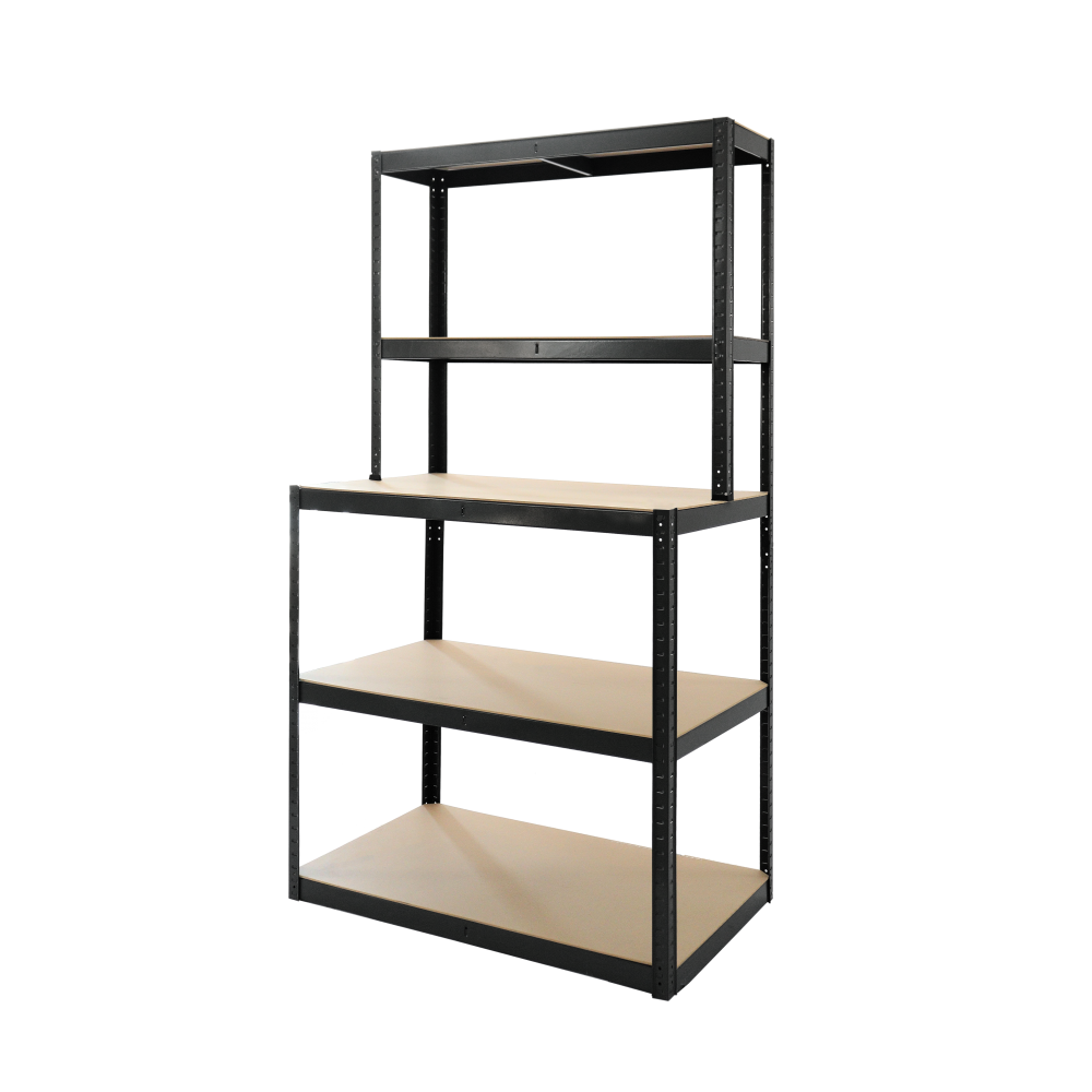 Стеллаж металлический 5 полок Siker SP106030C черный 180×100×60 см ...