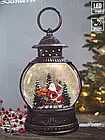 Зимова казка музичний новорічний світильник, декор світильник від usb Snow Lantern, фото 8