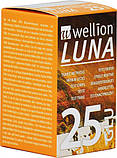 Тест-смужки для тестування рівня глюкози в крові Wellion Luna, 50 штук, фото 2