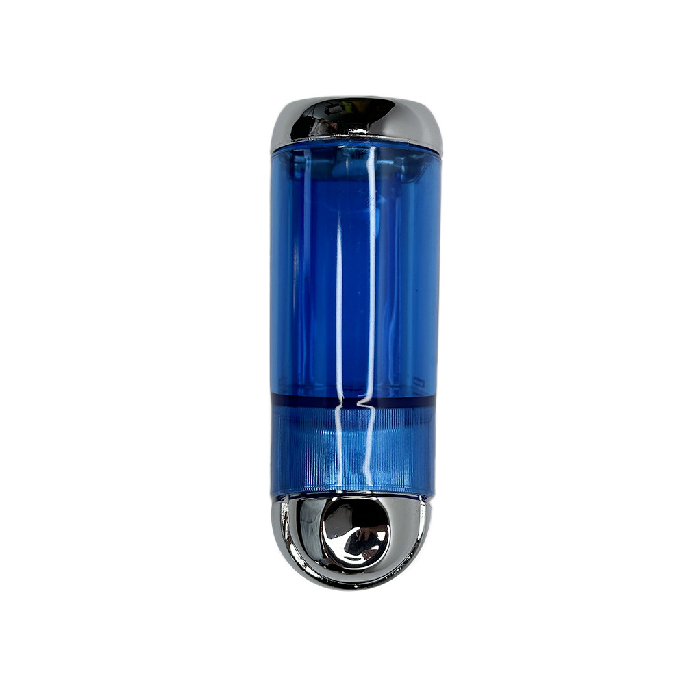 Пластиковий дозатор для мила 170 мл, настінний, синій хром Afacan Plastik