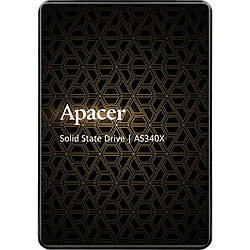 SSD Apacer AS340X 480GB 2.5" 7mm SATAIII 3D NAND Read/Write: 550/520 MB/sec