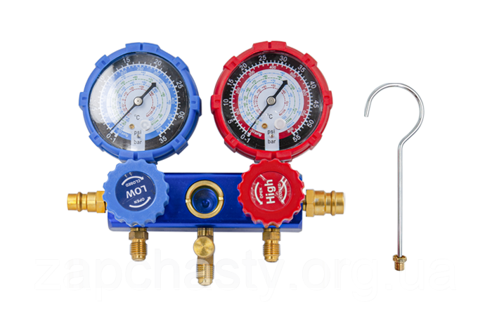 Манометрический коллектор 2-вентильный Whicepart CT-736G (R-410a, R-22, R-134a, R-404a) - фото 1 - id-p2017922791