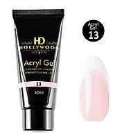 Акрил-гель для ногтей HD Hollywood Acryl Gel 13 Молочно-розовый 60 мл original