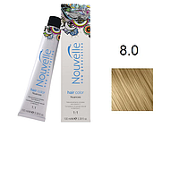 Краска для волос Nouvelle Hair Color 8.0 насыщенный светло-русый 100 мл original