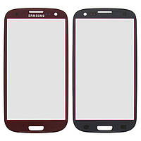 Стекло корпуса для Samsung I9300 Galaxy S3, I9305 Galaxy S3, красное