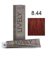 Крем-краска для волос безаммиачная Nouvelle Lively Hair Color 8.44 Интенсивно-Медный светлый Блонд 100 мл