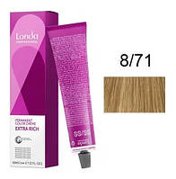 Крем-краска для волос Londacolor 8/71 Светлый блондин коричнево-пепельный 60 мл original