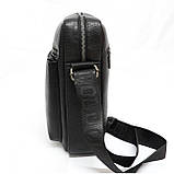 Сумка чоловіча через плече 21x27x8 см Northampton Polo Club чорна, фото 3