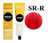 Стойкая крем-краска Matrix Socolor Pre-Bonded Red SR-R Красный 90 мл original