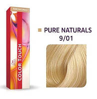 Краска для волос Wella Color Touch 9/01 Яркий блондин натурально-пепельный 60 мл original