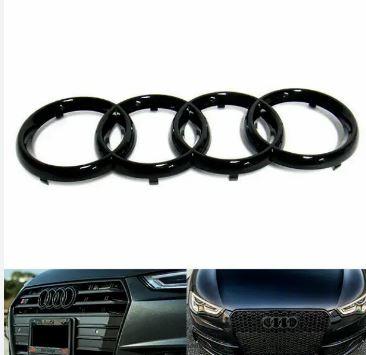 AUDI Ауді Емблема передня решітки радіатора 273 мм audi A3 A4 A5 A6 A7 колір чорний