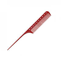 Расческа для волос Salon Y. S. Park YS Red 101 с хвостиком Красная original