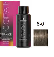 Краска для волос Schwarzkopf igora Vibrance безаммиачная 6-0 Темно-русый 60 мл original