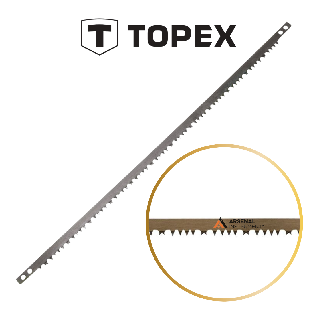 Полотно по сирому дереву для лучкової пили 610 мм TOPEX 10A916