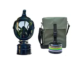 Протигаз ГП-9 (ППМ) з фільтром (маска панорамна + фільтр + підсумок)