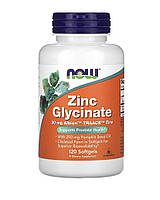 Now foods zinc glycinate 30 mg цинк глицинат 30 мг 120 капсул