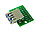 Роз'єм mini USB, гніздо 5 pin із платою, монтажне, USB-MINI-4., фото 4