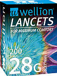 Ланцети Wellion 28G, (100 штук), фото 3