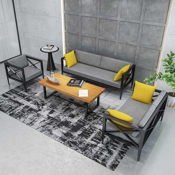 Комплект уличной мягкой мебели в стиле LOFT с металлическим каркасом - фото 1 - id-p2018842039