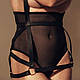 Портупея жіноча Bijoux Indiscret Arrow Dress Harness Black, фото 6