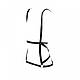 Портупея жіноча Bijoux Indiscret Arrow Dress Harness Black, фото 7