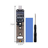 USB type C перехідник адаптер — M.2 NVMe SSD з інтерфейсом під'єднання PCI-e, фото 5
