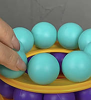 Дитяча настільна гра Смачний БаланСир 4FUN Game Club, 36 кульок, основа, 4 кільця, палички, наліпки, фігурка мишеняти, в кор, фото 2