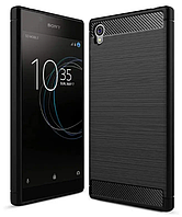 TPU чехол накладка Urban для Sony Xperia L1 черный