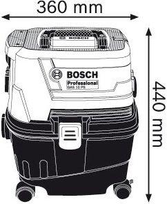 Строительный пылесос Bosch GAS 15 PS (06019E5100) - фото 5 - id-p2018886489