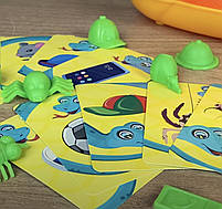 Настільна дитяча гра Зміїна пастка 4FUN Game Club, ігрова платформа, 10 карток, 10 предметів, в кор 26*11*26см (38265), фото 5