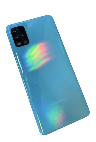 Задня кришка для Samsung A515F Galaxy A51 2020, блакитна, оригінал, фото 1