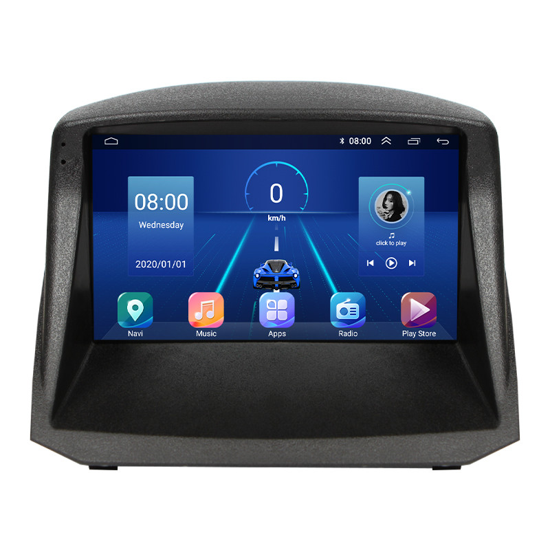 Штатна магнітола Lesko для Ford Fiesta Mk6 2008-2013 екран 9" 6/128Gb 4G Wi-Fi GPS Top Форд 9 шт., фото 1