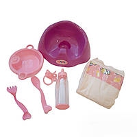Набір аксесуарів для ляльки Бебі Борн / Baby Born  рожевий 8724