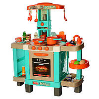 Детская интерактивная кухня Kids Cook 008-938А игровой набор для детей свет звук вода с посудой