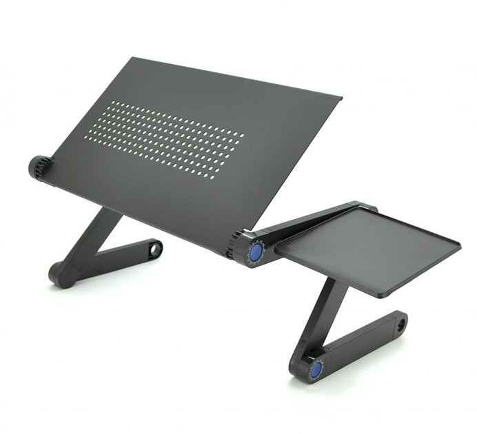 Столик підставка під ноутбук Laptop Table T8 регульована алюмінієва складна універсальна універсальна до 17"