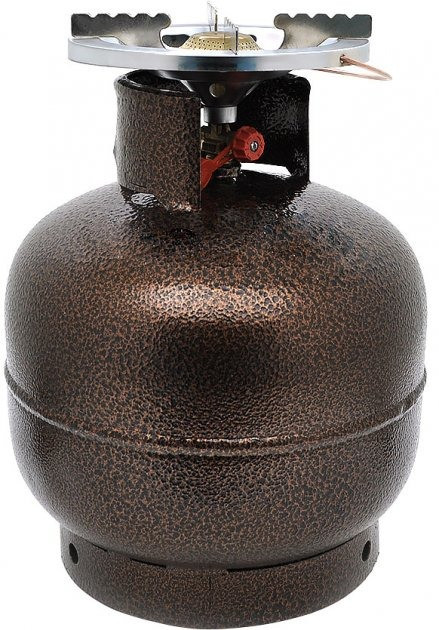 Газовий балон Voltronic PINPI 16 л туристичний похідний для кемпінгу з пальником побутовий багаторазовий