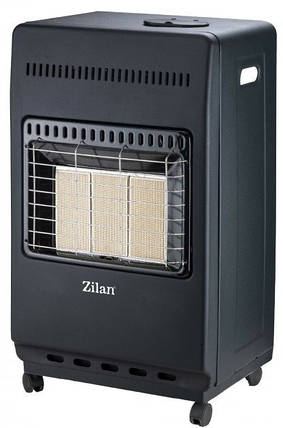 Газовий обігрівач ZILAN ZLN2830 керамічний підлоговий побутовий для дому та дачі з термостатом, фото 1