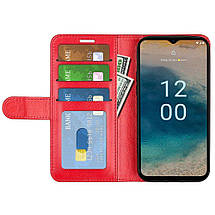 Чохол книжка Book case для Nokia G22 червоний, фото 6